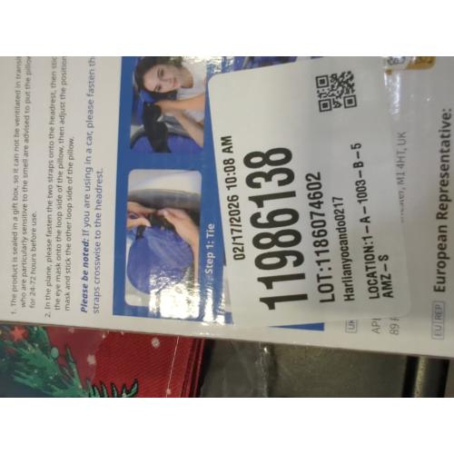 Travel Pillow for Airplanes, Ultra-Thin Breathable Airplane Pillow Alternative, Airplane Head Strap with 3D Sleep Eye Mask, 360° Support for Long Flight, Work for Seats with Headrest, Black