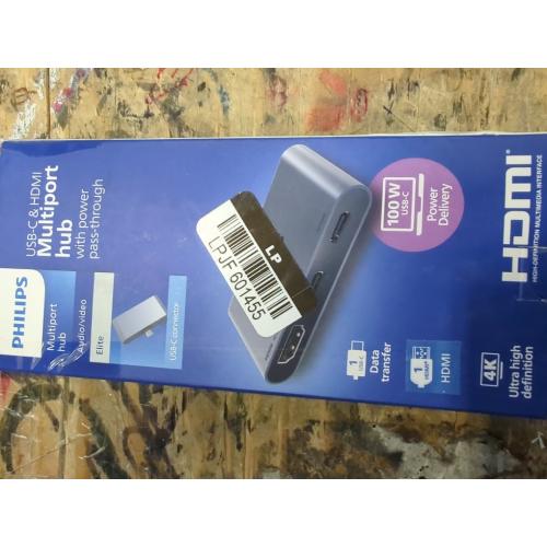 Philips USB-C & HDMI Hub with Power Delivery