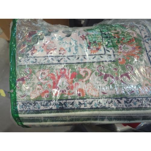 Size Large /medium Color green rug