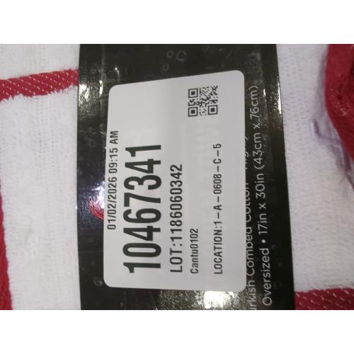 2pk All-Clad Checked Kitchen Towel: Highly Absorbent, Super Soft Long Lasting - 100% Cotton, 17x30 Tea Towel for Cleaning & Drying Dishes, Pans, Glassware, or Countertops,  Chili