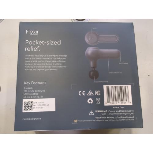 Grey Flexir Recovery Go Muscle Massager
