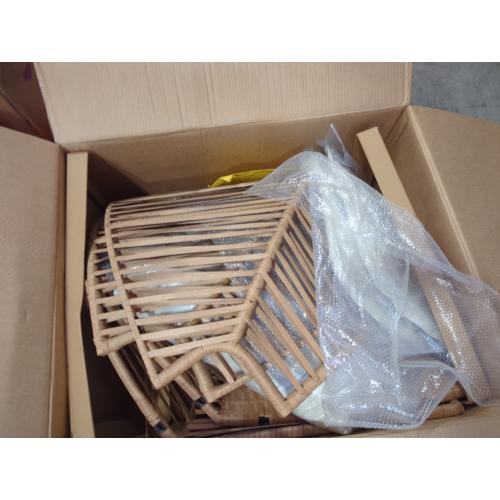 Casi Egg Chair with Cushion Beige/Natural