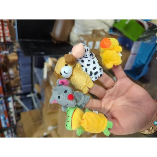 22 pcs Plush Animals Finger Puppet Toys - Mini Plush Figures Toy Assortment for Kids, Soft Hands Finger Puppets Game for Autistic Children, Great Family Parents Talking Story Set