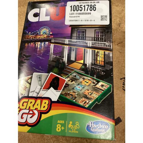 Hasbro Gaming Cluedo Grab & Go Game,60 x 80 cm