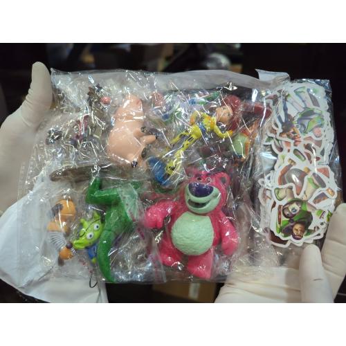 Story Action Figures Toys with Cake topper - Cartoon Figures Cupcake Toppers for Birthday Party Cake Decorations