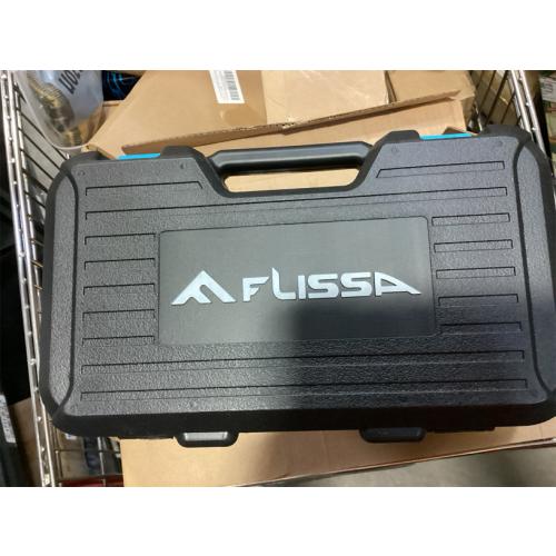 FLISSA Cordless Electric Fillet Knife for Fish with 8 and 10 Stainless Steel Blades, 12V Rechargeable Electric Knife with Non-Slip Handle, 2 Packs Long Lasting Lithium-ion Battery, Portable Carry Case