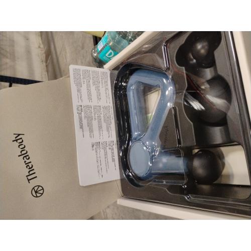 TheraGun Therabody Relief Handheld Percussion Massage Gun - Easy-to-Use, Comfortable & Light Personal Massager for Every Day Pain Relief Massage Therapy in Neck, Back, Leg, Shoulder and Body (Navy)