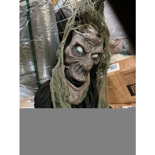 LED Lighted and Animated Tree Man Halloween Decoration - 7'