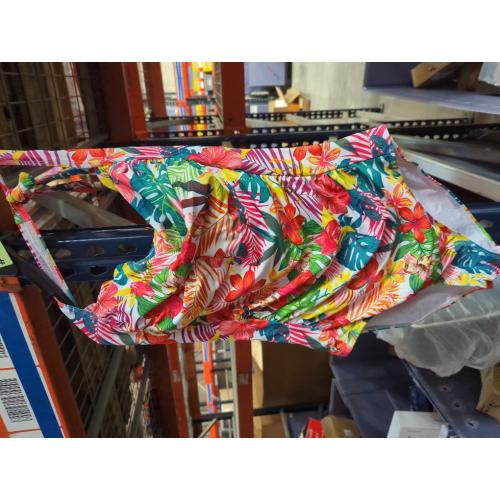 Size XL Eomenie Women One Piece Tummy Control Swimsuit Halter Scallop Trim Bathing Suits 1 Piece Vintage Ruched Slimming Swimwear