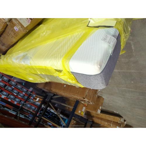 Colchón individual de espuma viscoelástica de 75 in ,(L.).. X39inx39in (W)x12in (H)tamaño individal., con funda extraíble lavable, suave y cómodo, con alivio de presión y firmeza media.