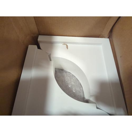 Set of 3 Size 3 1/2W x 7D x 7H Color White  Ekena Millwork BKTP04X07X07BRY Standard Bryant Architectural Grade PVC Brackets, 3 1/2W x 7D x 7H