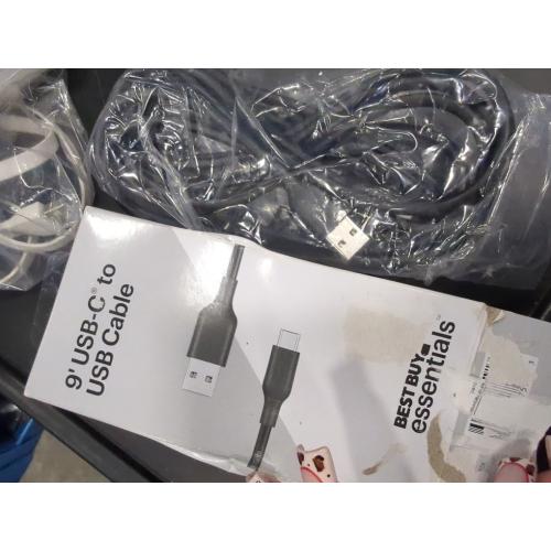 Amazon Basics USB-C to USB-A 2.0 Fast Charger Cable, 480Mbps Speed, USB-IF Certified, for Apple iPhone 16/15, iPad, Samsung Galaxy, Tablets, Laptops, 10 foot, Black