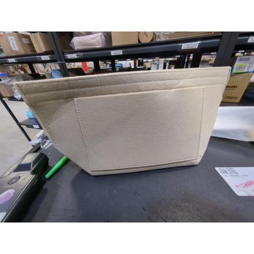 Medium Beige Felt Purse Organizer Insert for Longchamp Le Pliage M Handbag Insert (Medium Beige)