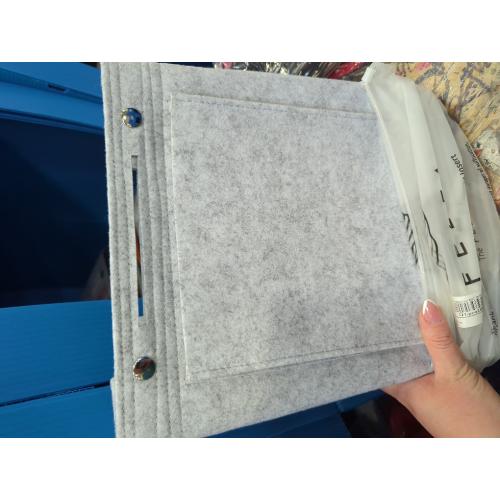 11 inch Soft Grey Felt Tote Organizer Insert for Purses, Backpacks, and Tall Totes