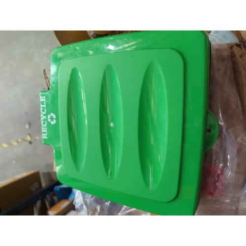 Portable Trash Bag Holder - Collapsible Trashcan for Garbage - Indoor/Outdoor Use - Ideal for Camping, Recycling, and More by Wakeman Outdoors (Green)