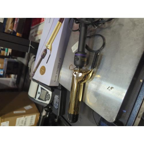 HOT TOOLS (2018 MODEL) Pro Artist 24K Gold Curling Iron | Long Lasting, Defined Curls (1 1/2 in)