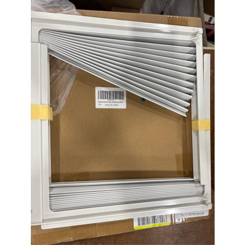 Window Air Conditioner Side Panels Curtain Kit with Frame,Window AC Insulation Side Panel for AC Units Parts Replacement Screen (5,000 BTU)
