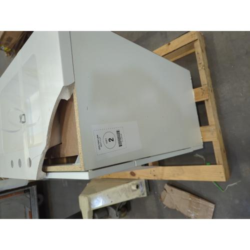 DMG Style Selections Potter 60-in True White Double Sink Bathroom Vanity with White Cultured Marble Top