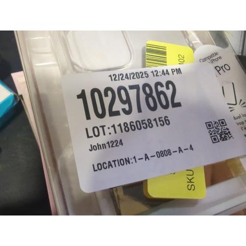 kate spade new york Defensive Hardshell Case (1-PC Comold) for iPhone 11 Pro, Park Stripe Gold Foil/Black/Cream/Cream Bumper/Clear