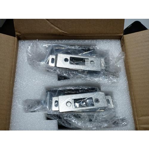 RV Door Lock for Travel Trailers with Paddle Deadbolt, Camper Entry Door Latch, RV Lock Replacement Kit with 4 Keys, for Cargo Hauler Horse Trailer Truck (2 Locks with Different Keys)