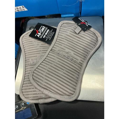 All-Clad Premium Pot Holder & Hot Pad: Heat Resistant up to 500 Degrees - 100% Cotton, 10x6.25 Hot Pad for Kitchen and Barbeque, 2-Pack, Mushroom