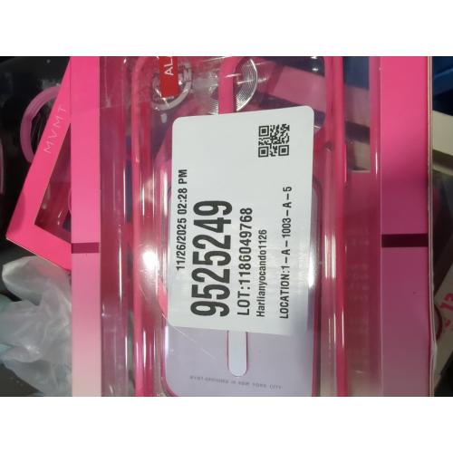 MVMT for iPhone 13 Pro Max Case with Card Holder, Cute Silicone Wallet Phone Case with Credit Card Slot, Soft Rubber Thin Slim Purse for Women Men with Shockproof Camera Cover Protection, Hot Pink