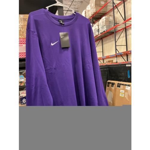XL Nike Mens Therma Crewneck Sweatshirt Crewneck Sweatshirt Men With Big And Tall Sizes
