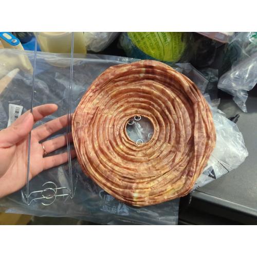 DECYOOL 2 Pack Wasp Nest Decoy Hanging Wasp for Wasps Hornets Yellow Jackets Outdoor Waterproof Material (Dark Brown)