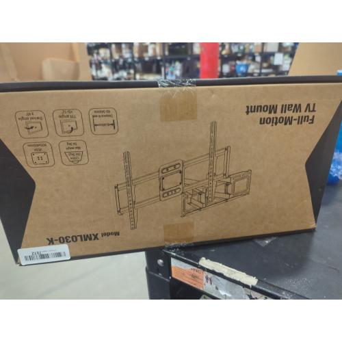 MOUNTUP Full Motion TV Wall Mount for Most 40-85 inch Flat TVs up to 110 lbs, Wall Mount Bracket with Dual Articulating Arms, Tilt, Level, Swivel, TV Mount Fits 12/16 Wood Stud, Max VESA 600x400mm