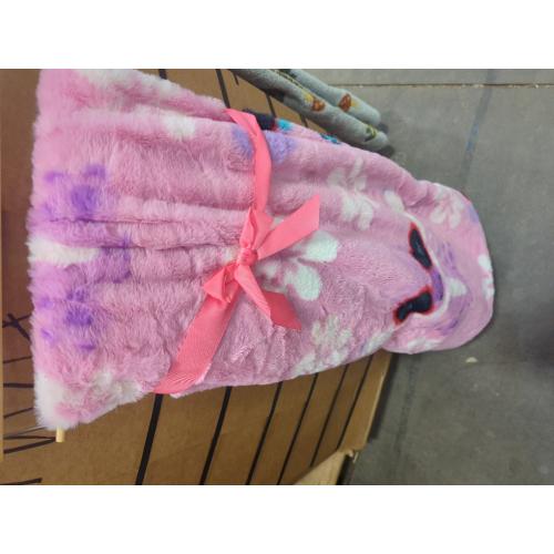 LILO And Stitch Plush Fleece Throw Valentines Faux Fur Rabbit Plaid