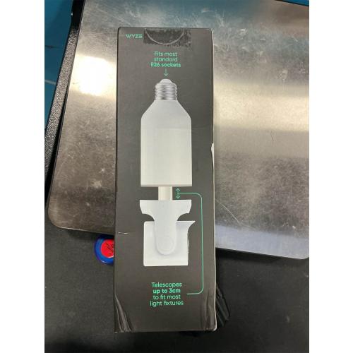 WYZE Bulb Cam Security Camera, 2K HD Outdoor Light Bulb Camera, Color Night Vision, Dimmable LED Bulb, Motion Detection, Siren Alarm, Works w/Alexa/Google Assistant. Free Expert Support