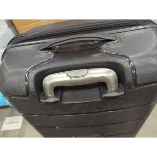 Samsonite Freeform Large Checked Luggage with Dual 360° Spinner Wheels - TSA Lock, Airline-Approved - Lightweight Durable Polypropylene Expandable Hardshell - Black