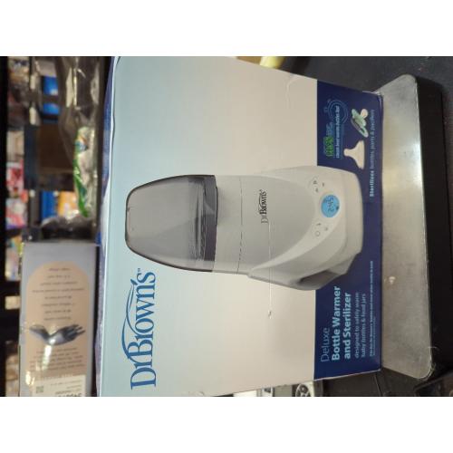 Dr. Brown's Deluxe Baby Bottle Warmer and Sterilizer for Formula, Breast Milk, and Baby Food Jars