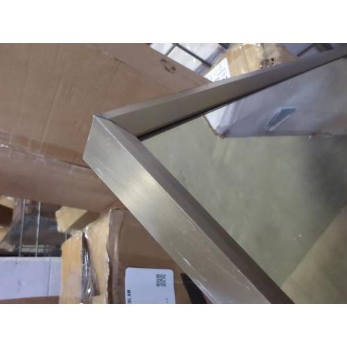 TETOTE Brushed Nickel Mirror for Bathroom Sink 24 x 32 Beveled Frame Brushed Nickel Vanity Rectangle Mirror for Bathroom Wall, Modern Farmhouse, Tempered Glass, Shatterproof, Stronger Frame