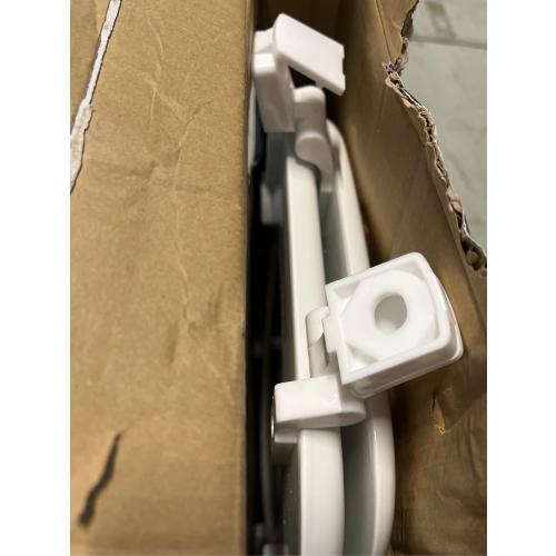 Project Source Wood White Elongated Toilet Seat - missing parts