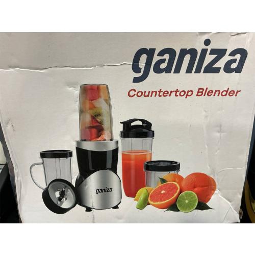 Ganiza Smoothie Blender, 900W Blenders for Shakes and Smoothies, 15-Piece Personal Blender and Grinder Combo for Kitchen, Smoothies Maker with 4 BPA-Free Portable Cup, Nutritious Recipe