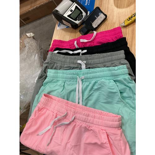 SIZE: year 14-16 5 Pack: Womens Workout Gym Shorts Casual Lounge Set, Ladies Active Athletic Apparel