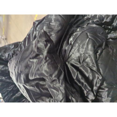 Satin Comforter Set Queen Black, Soft Lightweight Microfiber Luxury Sexy Quilted Bedding Sets with 2 Matching Pillow Covers for Summer Spring Autumn
