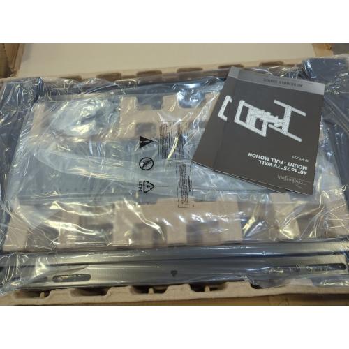 Rocketfish - Full-Motion TV Wall Mount for Most 40 - 75 TVs - Black Non-Retail packaging