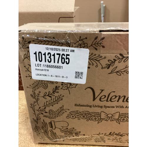 Velener Artificial Christmas Flowers for Outdoor-3 Pcs Faux Pine Branches with Red Berries & Pinecones, Fake Christmas Greenery Stems with Burlap Bag Vase, Winter Norfolk Pine Branches for Indoor