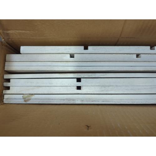 Coffee Mug Display Rack Wooden Display Shelves Cup Holder Shadow Box Shelf Wood Hanging Shadow Box Shot Glasses Display Case with 12 Compartment (Old White)