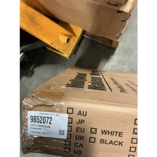 FENCHILIN Vanity Mirror with Lights, Hollywood Lighted Makeup Mirror with 15 Dimmable LED Bulbs for Dressing Room & Bedroom, Slim Metal Frame Design, White