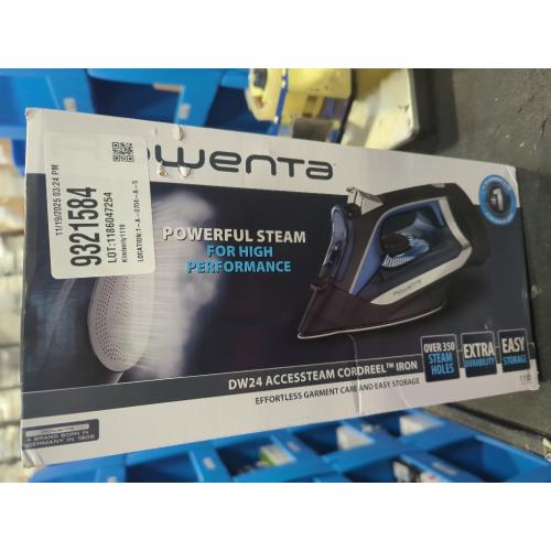 Rowenta Steam Iron Access Steam Vertical Steaming Blue/Black