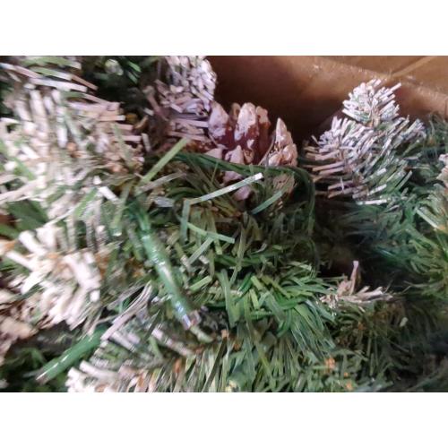 Pine cone pre-lit Christmas tree