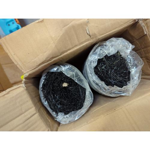 2 Pack Imitation Grass Design Recycled Rubber Mulch,Each Piece 8' x 2'，Rubber Mulch for Landscaping，Walkway pavers，Black Mulch for Landscaping