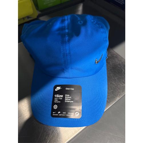 Nike Boys' Dri-FIT Club US CB Metal Swoosh Cap Photo Blue - Boy's Athletic Headwear/Accessories at Academy Sports