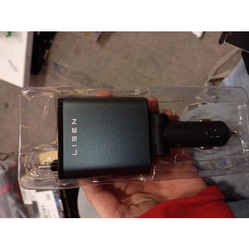 LISEN Retractable Car Charger USB C [Upgraded Dual Type C] 75W Fast 4 in 1 Car Charger for iPhone 17, Gifts for Him Her Men Women, Car Accessories for Galaxy S25 S26 Phone 17 Pro Max 16 15