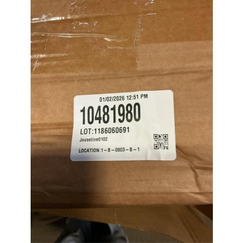 4FT Prelit Christmas Tree 2-Pack Snow Flocked Artificial Potted Christmas Tree with 100 Warm White LEDs Battery Powered & 8 Lighting Modes for Xmas Porch Entrance Decorations