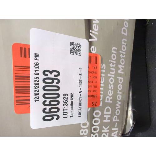 Wired Outdoor Wi-Fi Floodlight Pro Home Security Camera with 2K resolution, App and Voice Control, Black