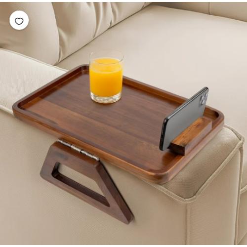 Smart Design Acacia Armrest Tray